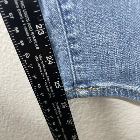 Universal Thread Womens Jeans Size 10R High Rise Slim Straight Denim Blue - Picture 7 of 14